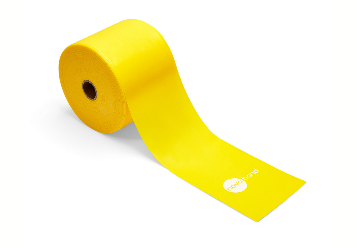Latex free resistance band 50m roll - Level 1