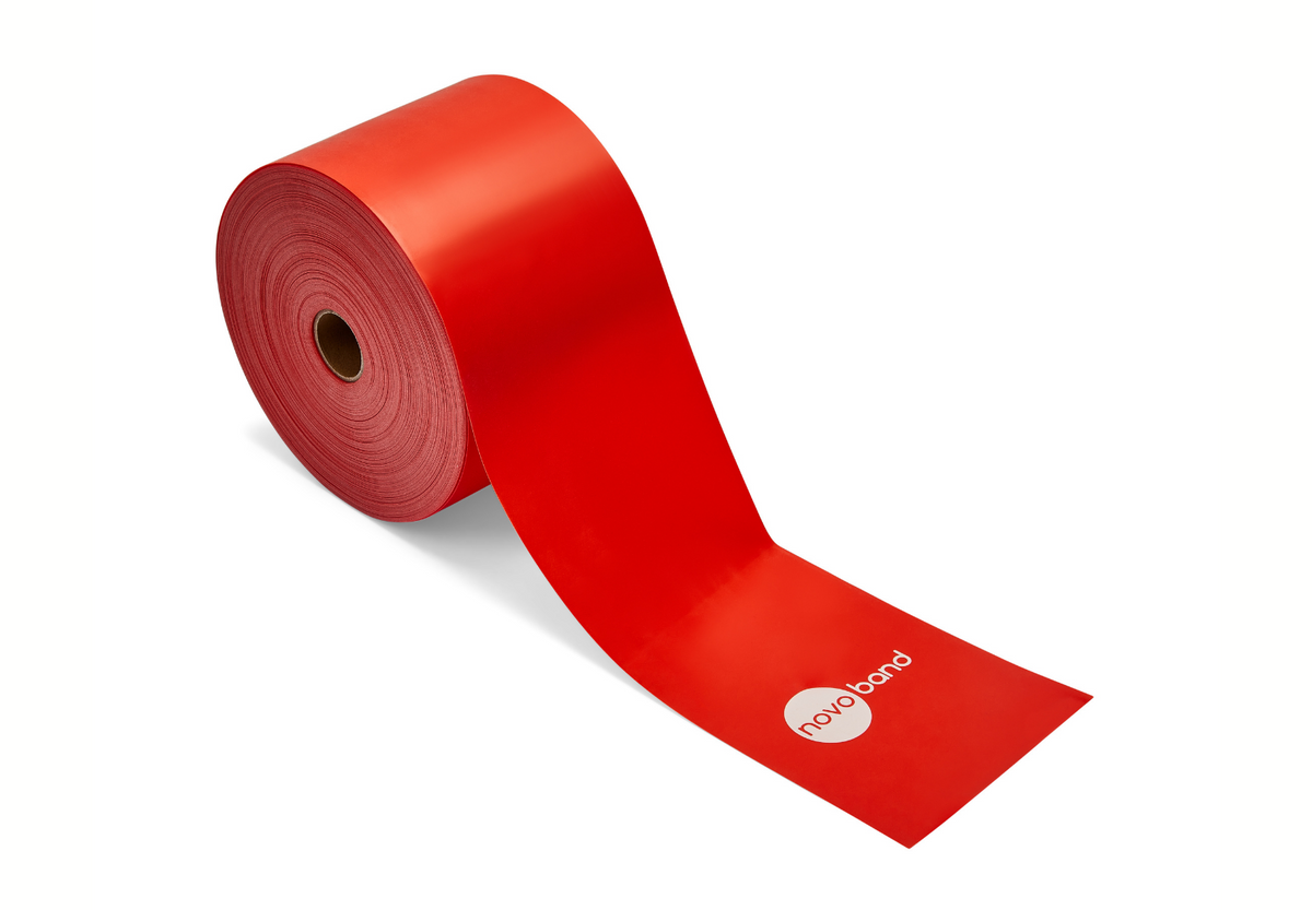 Latex free resistance band 50m roll - Level 2